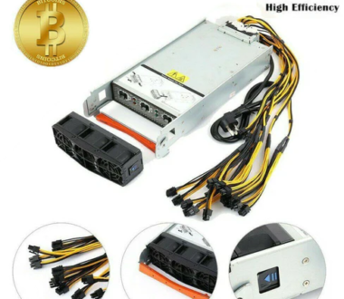 Power Supply For Antminer Two(X2) S9 S7 L3 2880W With Harness Cables 20X VGA